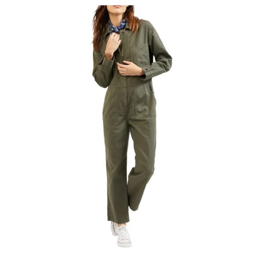 Outerknown jumpsuit in olive green